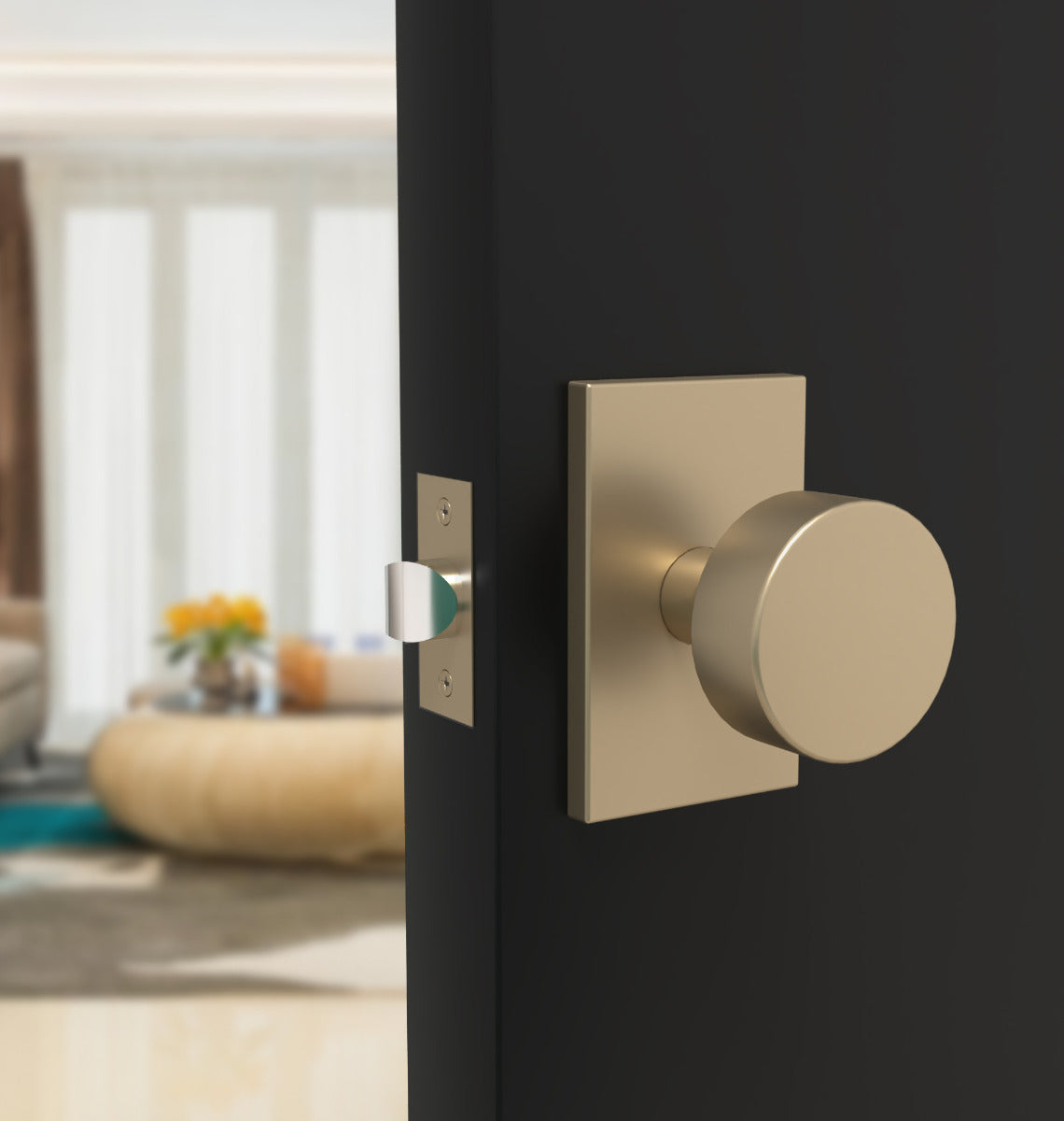 Mega Handles Laura Knob Satin Brass SB
