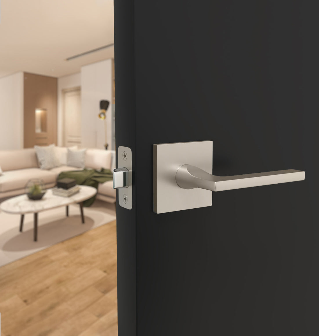Mega Handles Prime Lever Satin Nickel SN