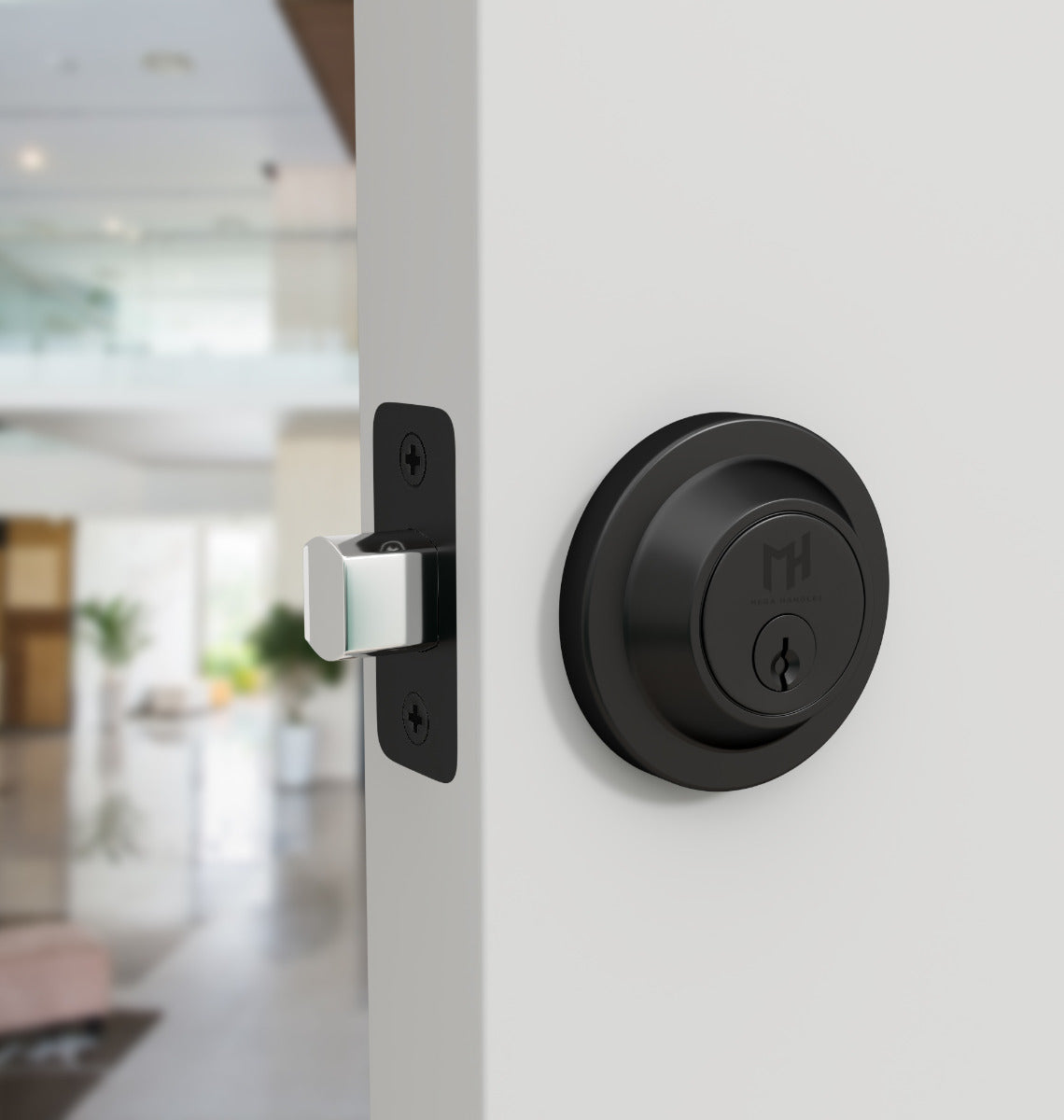 Mega Handles Raegen Deadbolt Matte Black MB