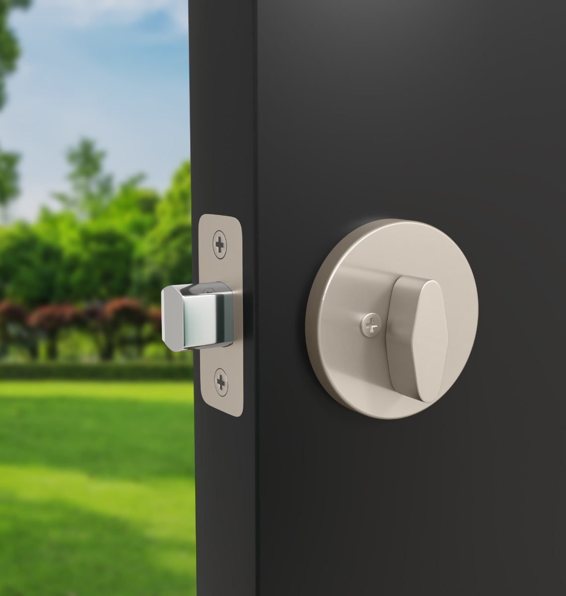 Mega Handles Raegen Deadbolt Satin Nickel SN