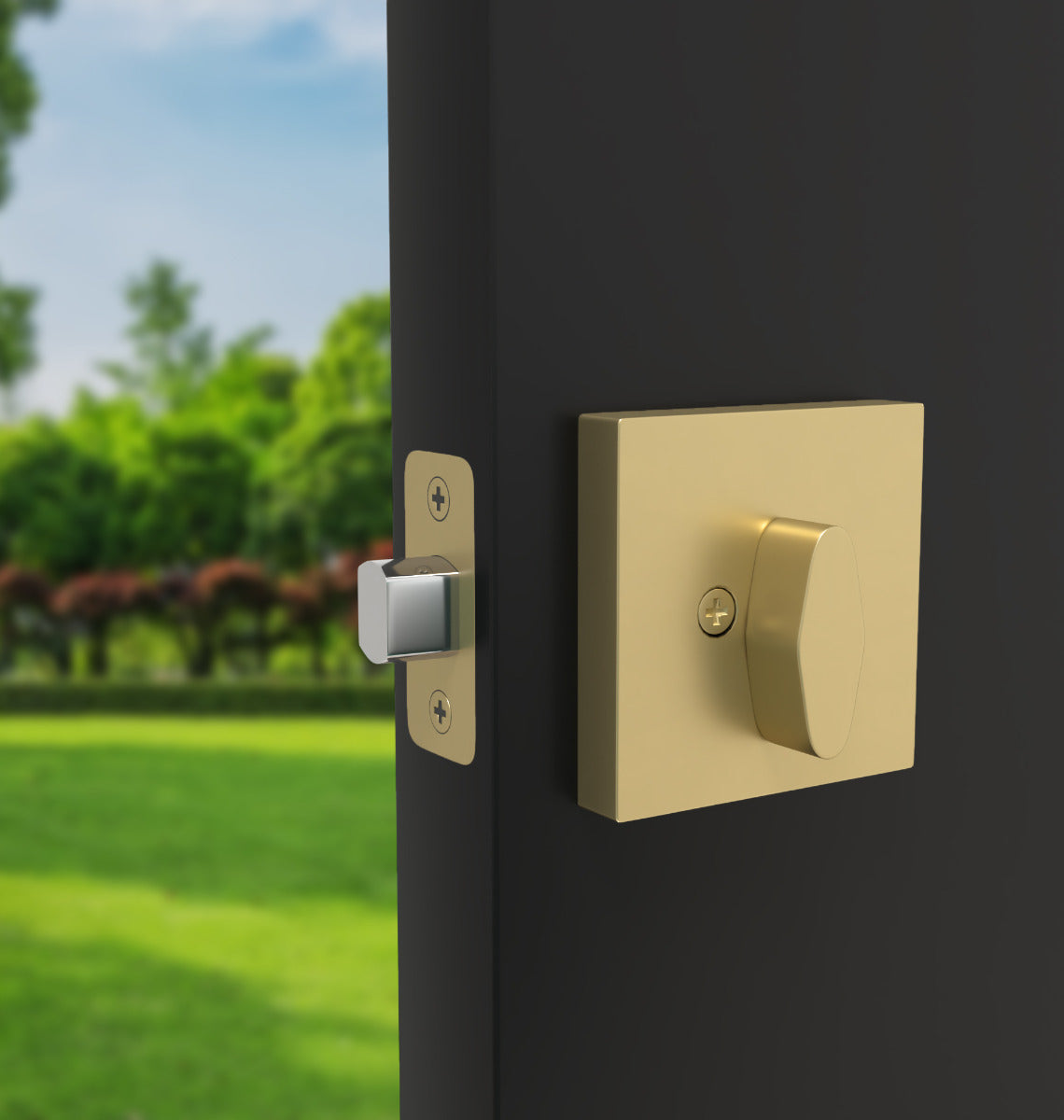 Mega Handles Robell Deadbolt Satin Brass SB