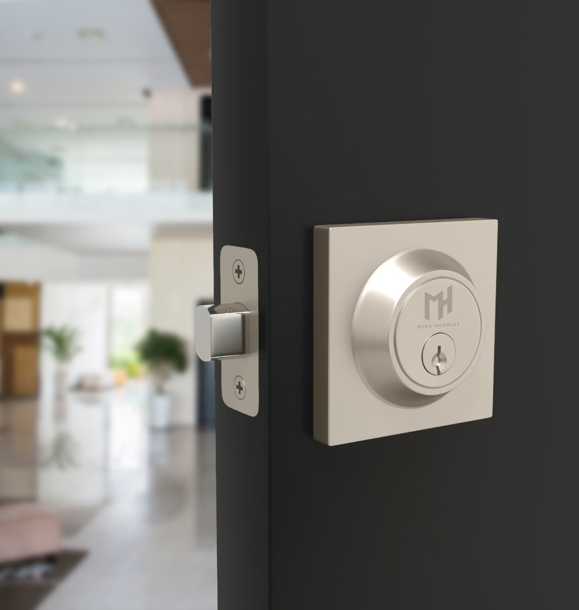 Mega Handles Robell Deadbolt Satin Nickel SN