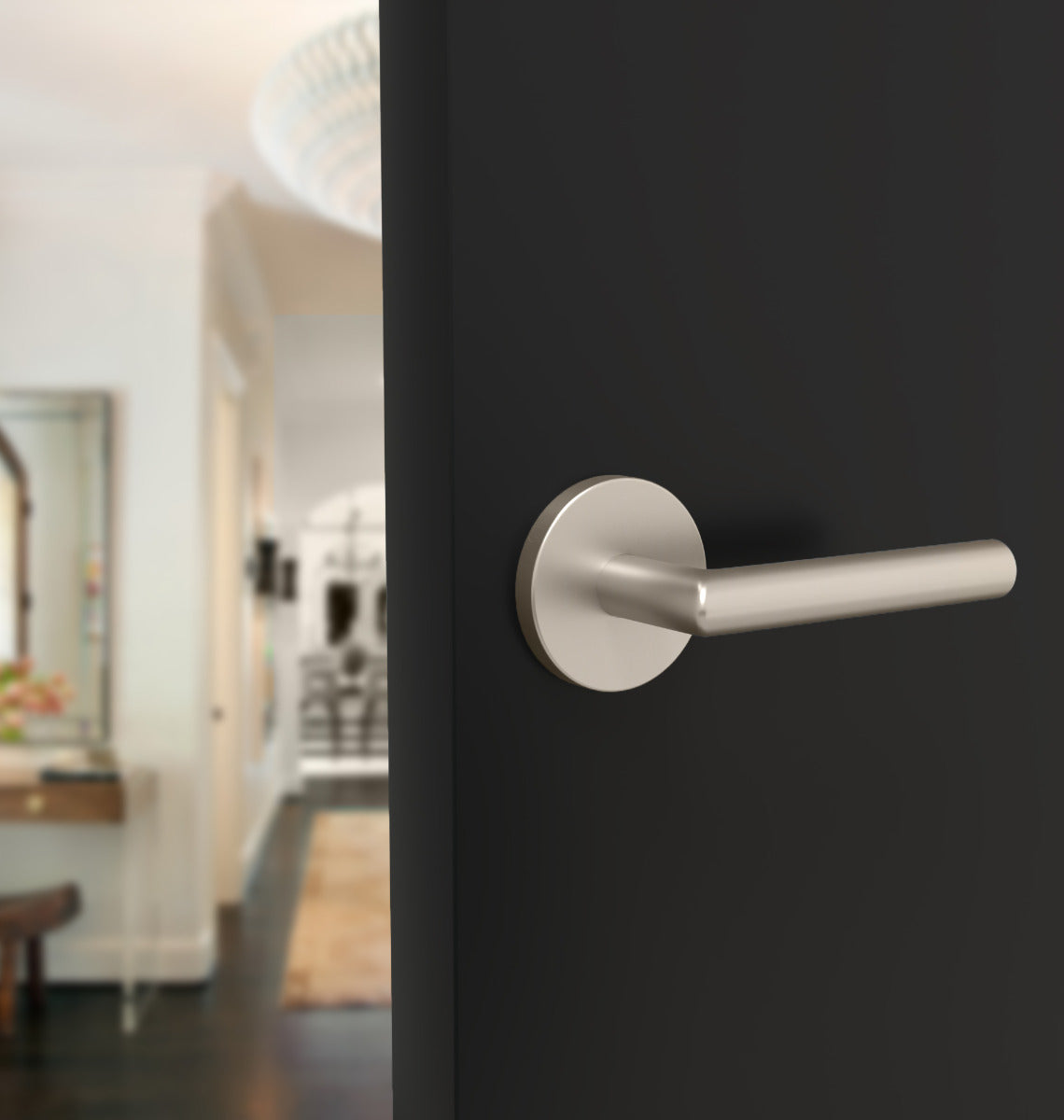 Mega Handles Ronn Lever Satin Nickel SN
