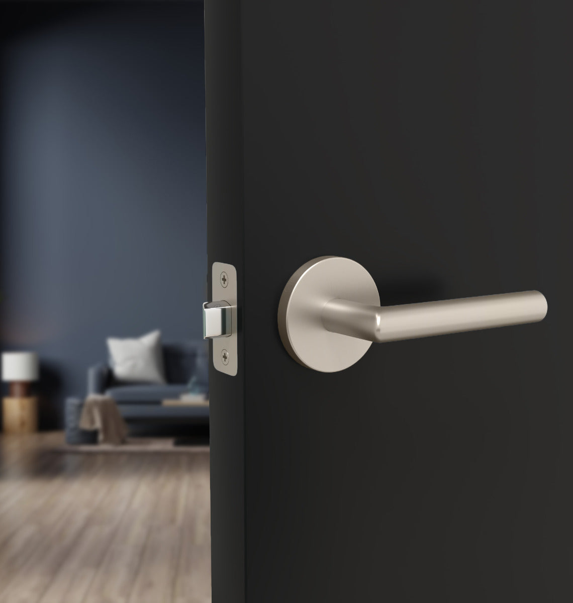 Mega Handles Ronn Lever Satin Nickel SN