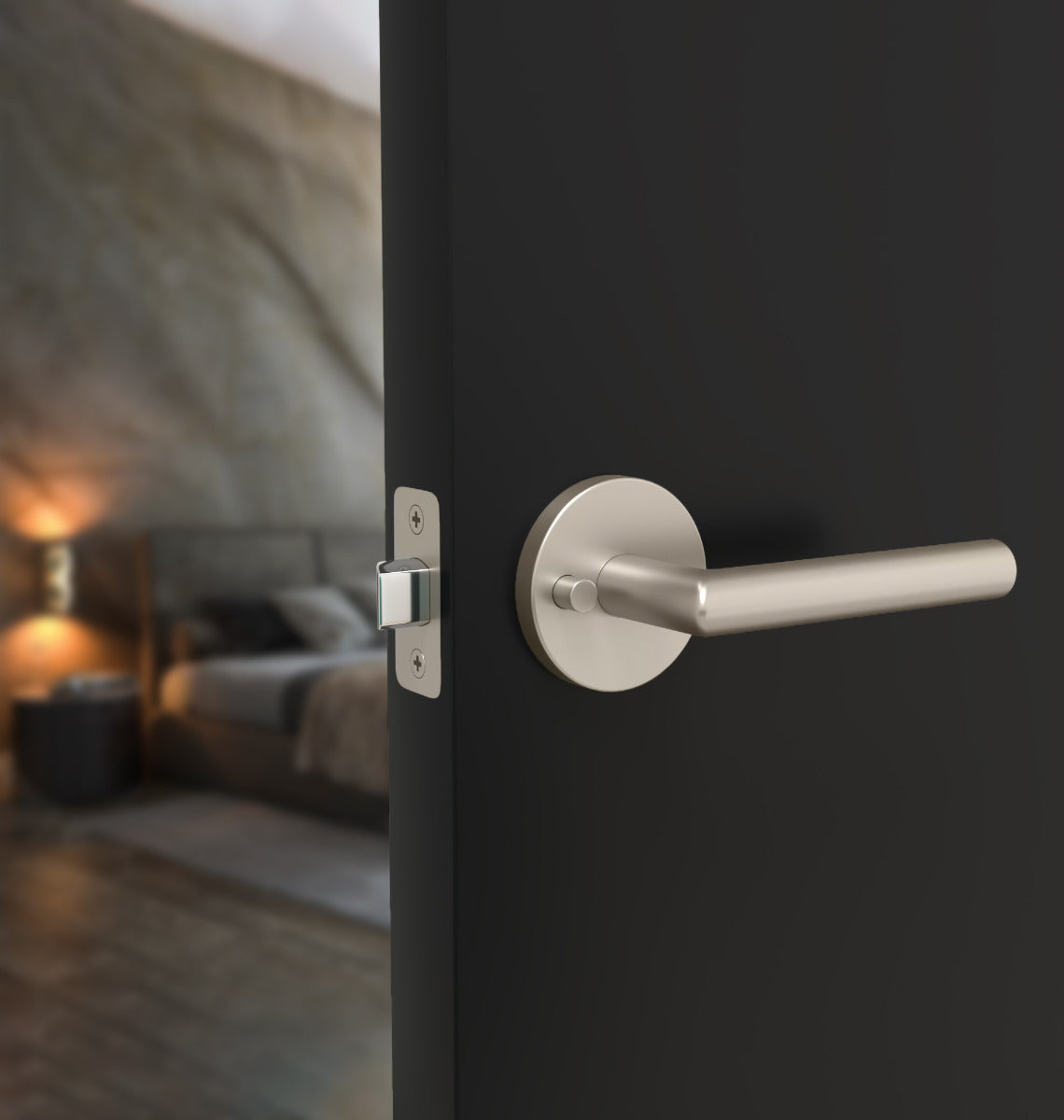 Mega Handles Ronn Lever Satin Nickel SN