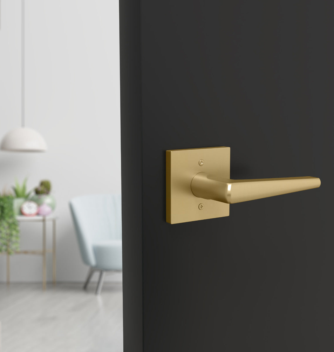 Mega Handles Shein Lever Satin Brass SB