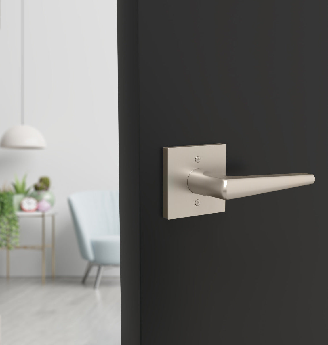 Mega Handles Shein Lever Satin Nickel SN