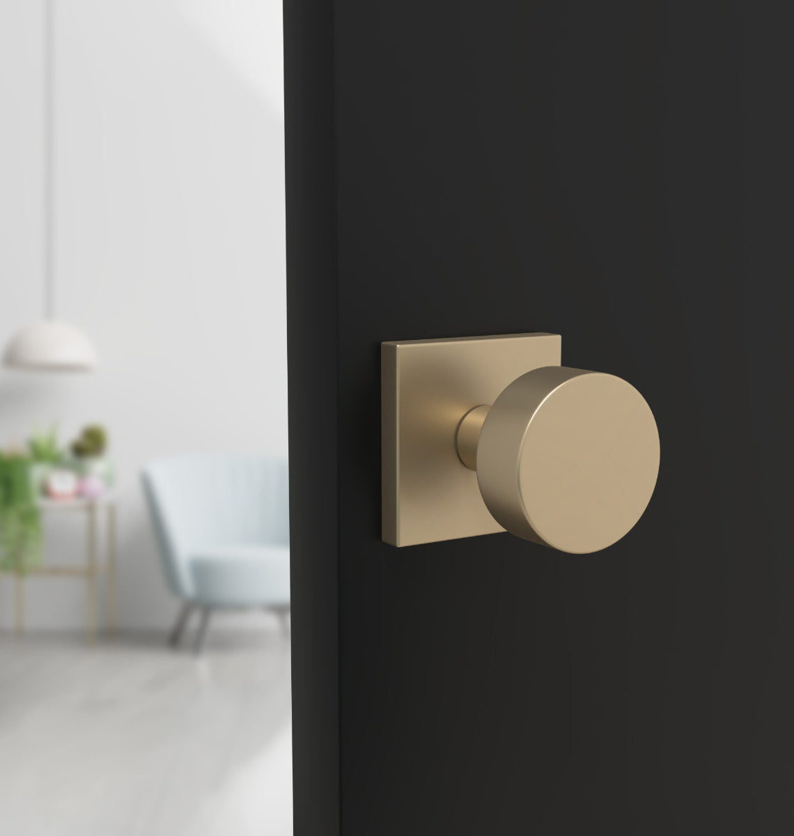 Mega Handles Suana Knob Satin Brass SB