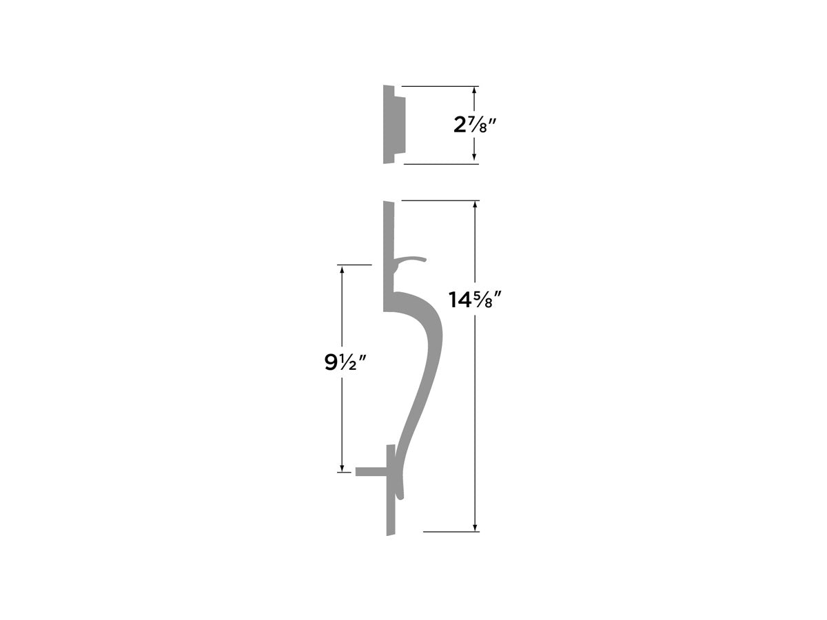Sure-Loc Madison Handleset - Dimensions