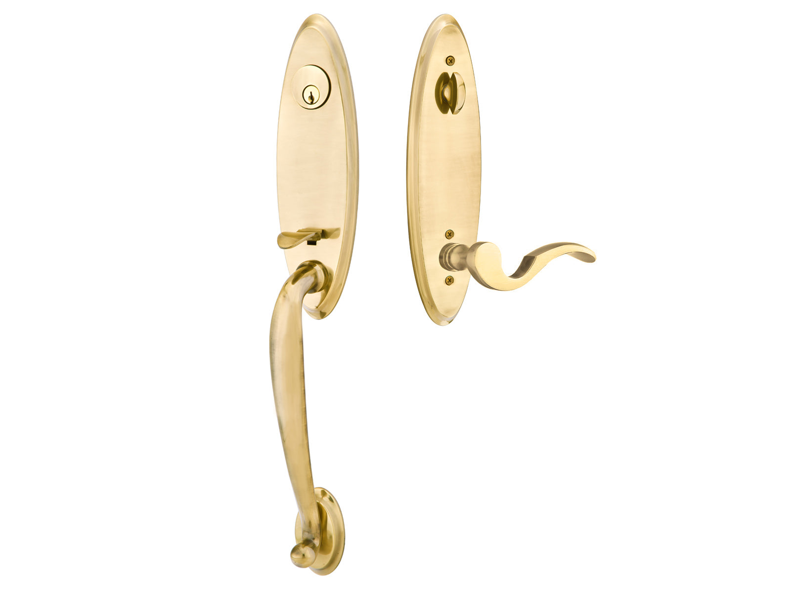 Emtek Marietta Tubular Entry Handleset French Antique US7