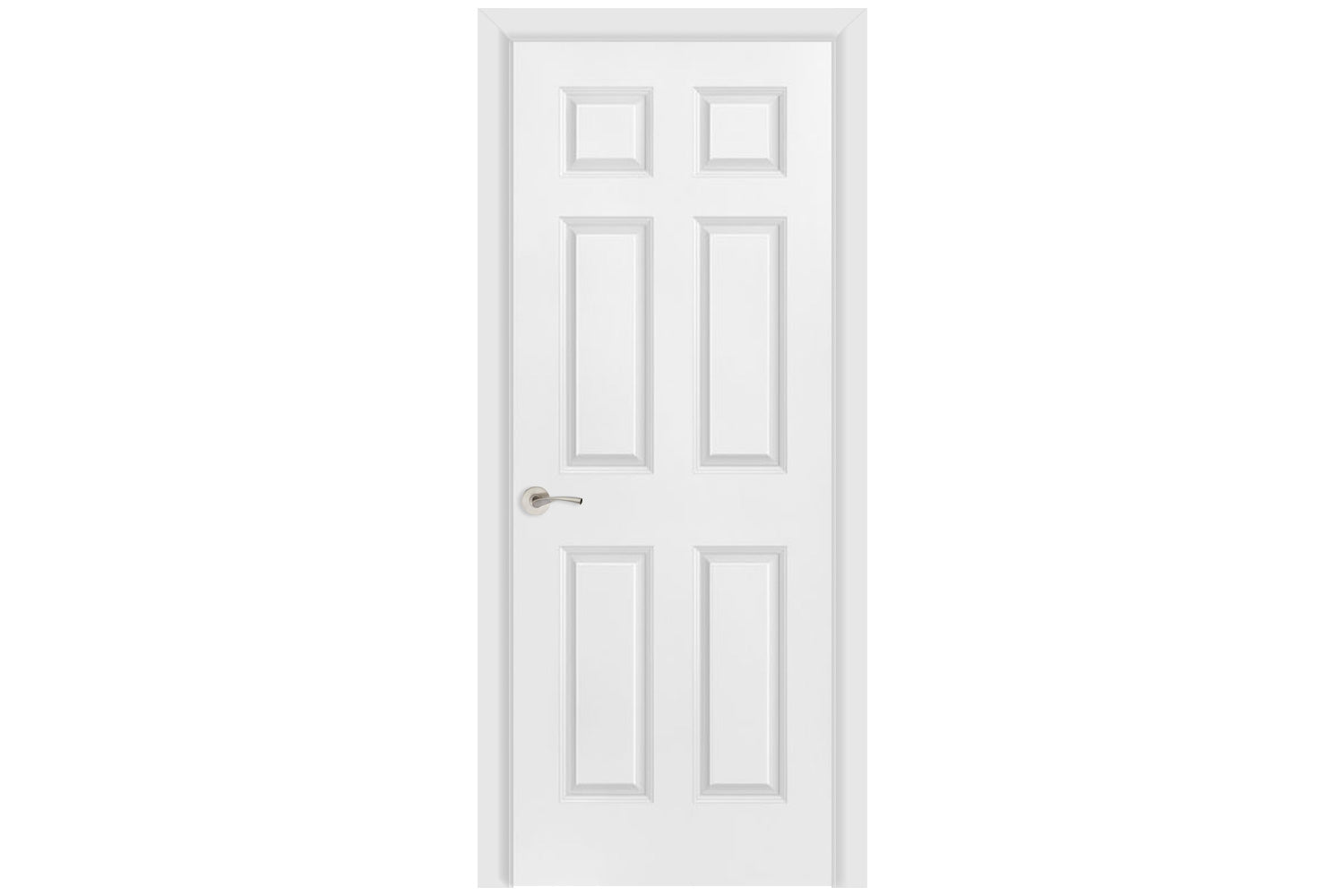 Masonite 6 Panel Fiber Edge 1-3/8" Textured Finish Interior Door