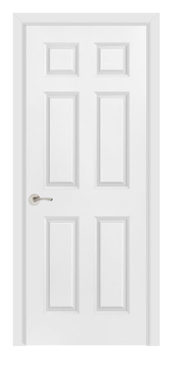 Masonite 6 Panel Fiber Edge 1-3/8" Textured Finish Interior Door