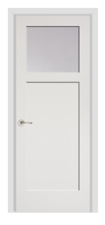 Masonite Artisan 1 Lite Craftsman Over 1 Panel Wood Interior Door (2611)