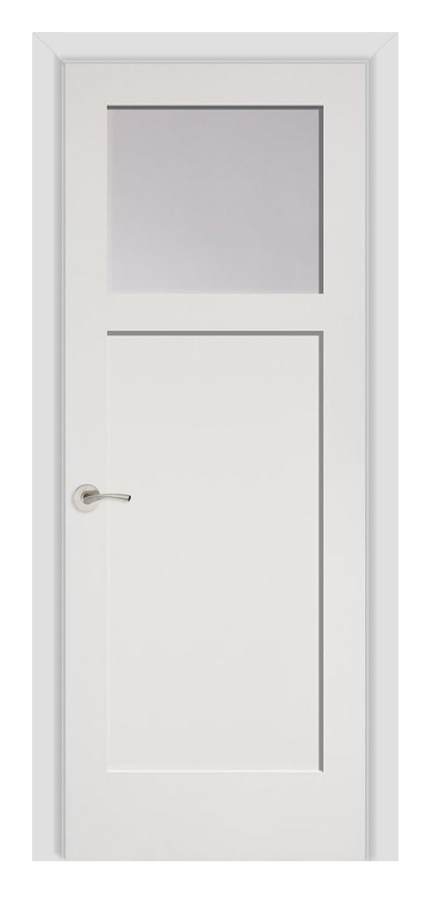 Masonite Artisan 1 Lite Craftsman Over 1 Panel Wood Interior Door (2611)