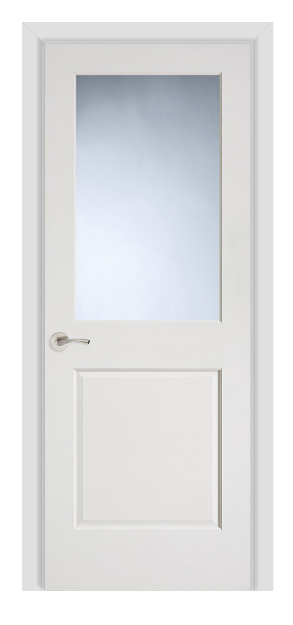 Masonite Artisan 1 Lite Over 1 Panel Wood Interior Door (2081)