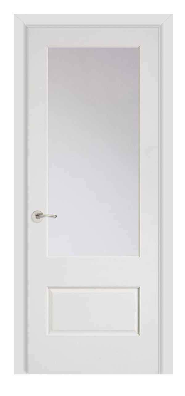 Masonite Artisan 1 Lite Over 1 Panel Wood Interior Door (501)