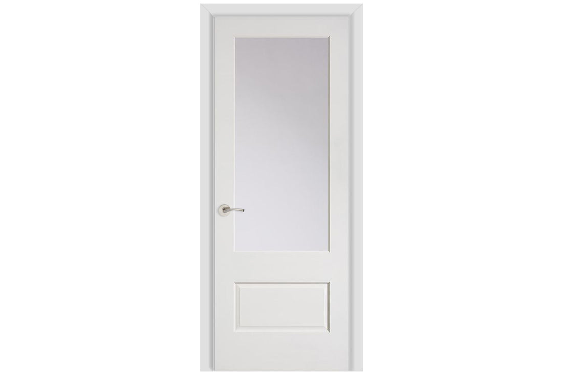 Masonite Artisan 1 Lite Over 1 Panel Wood Interior Door (501) - Single Door