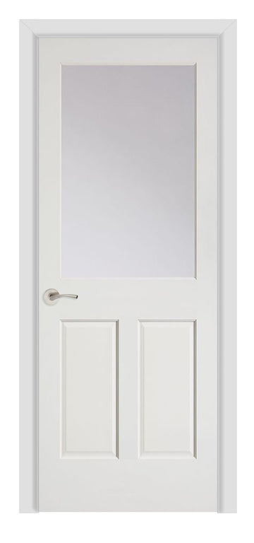 Masonite Artisan 1 Lite Over 2 Panel Wood Interior Door (144)