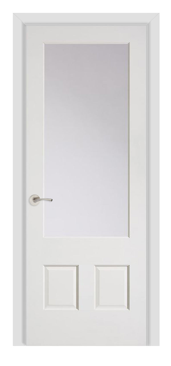 Masonite Artisan 1 Lite Over 2 Panel Wood Interior Door (521)