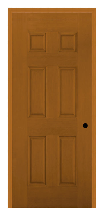 Masonite Belleville Fir Textured 6 Panel Door with No Glass 1