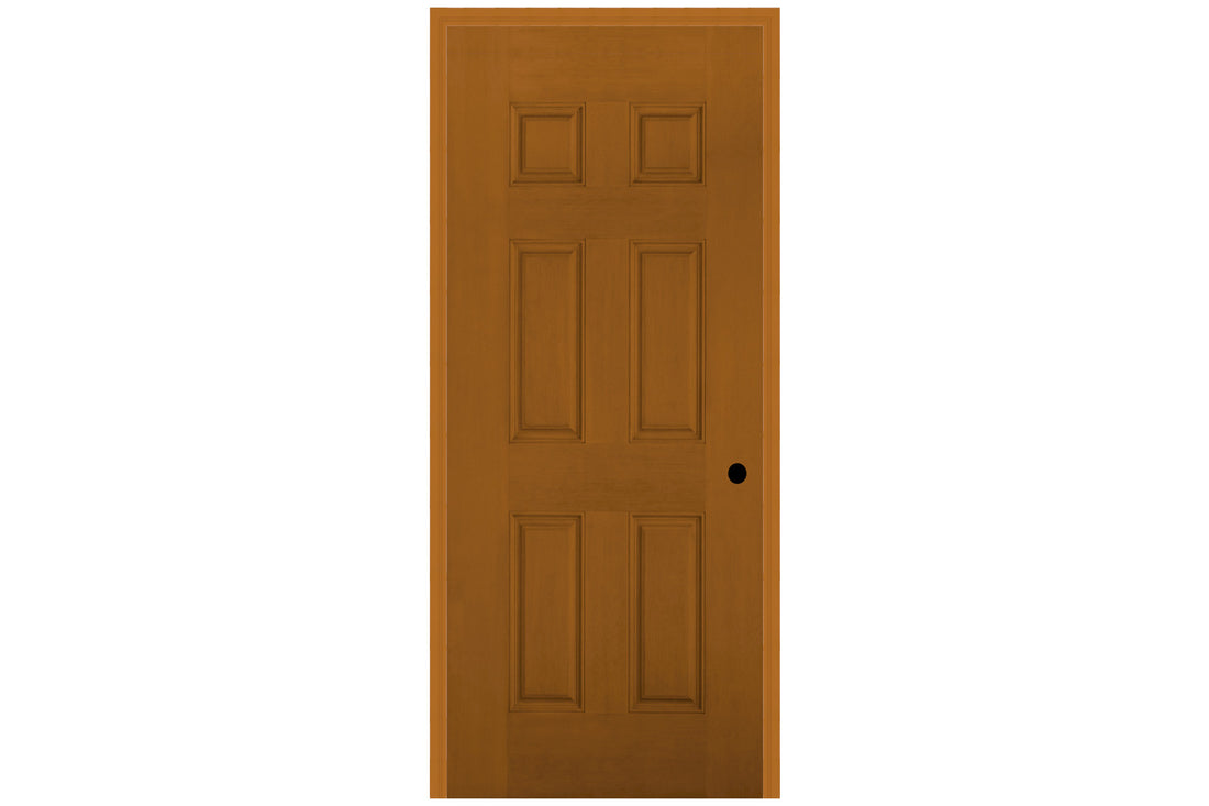 Masonite Belleville Fir Textured 6 Panel Door with No Glass 1