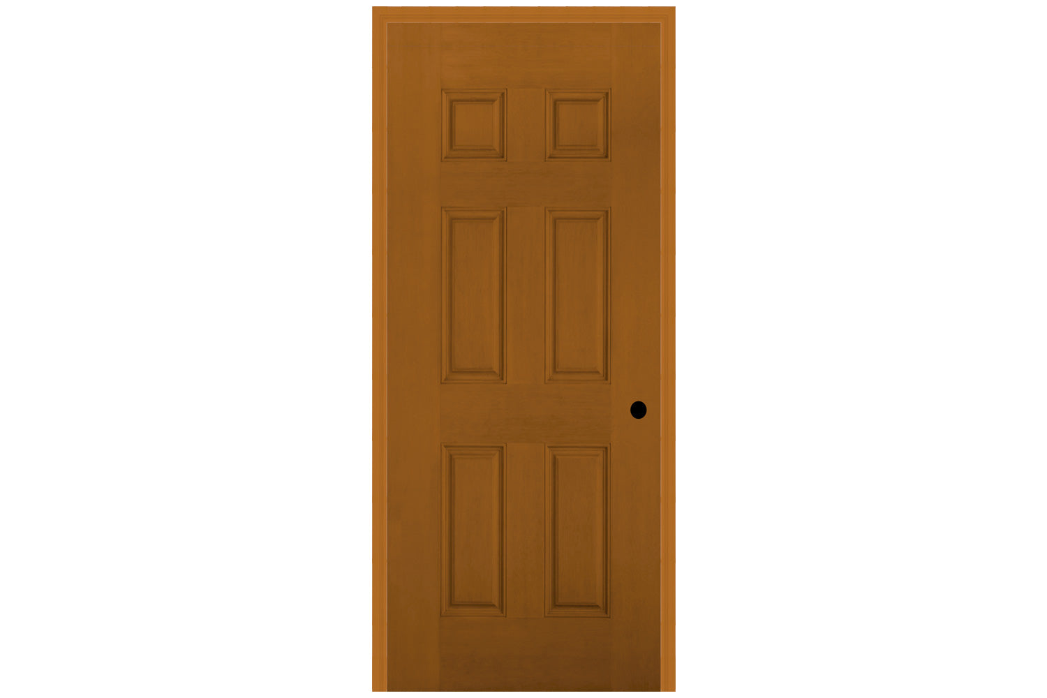 Masonite Belleville Fir Textured 6 Panel Door with No Glass 1