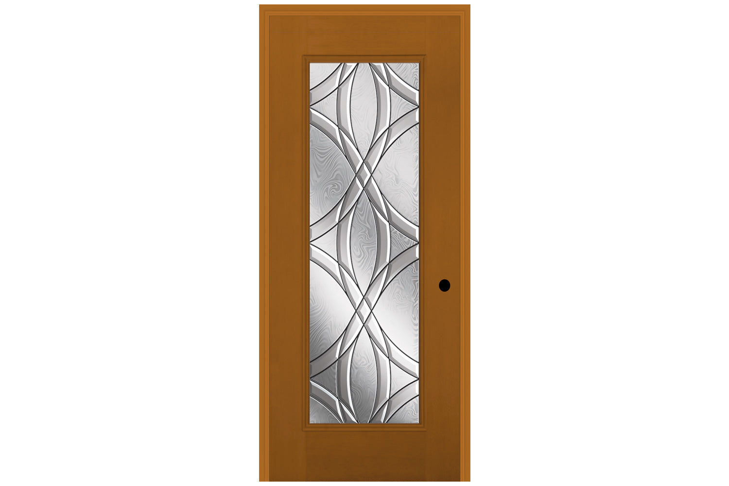 Masonite Belleville Fir Textured Door Full Lite with Chelsea Glass