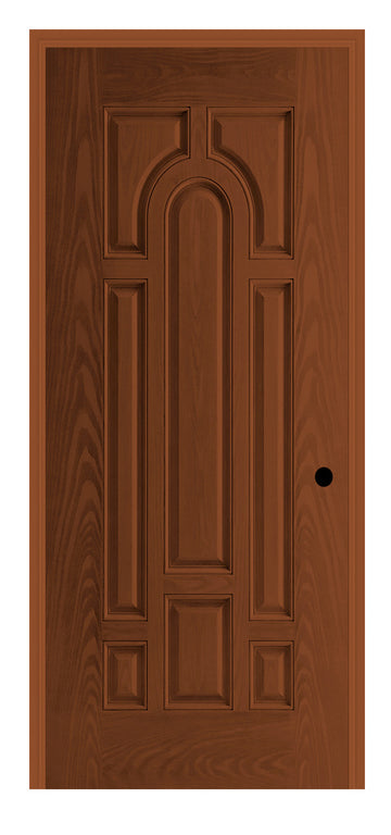 Masonite Belleville Oak Textured 8 Panel Door with No Glass