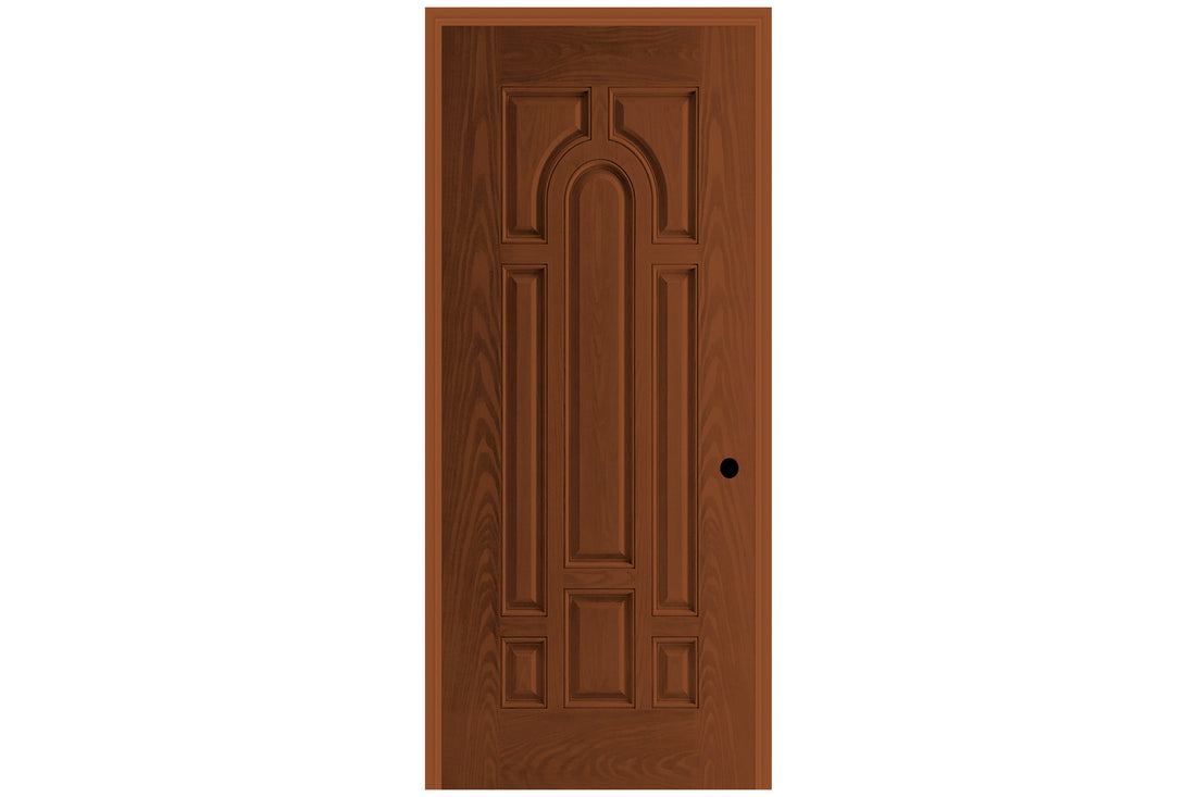 Masonite Belleville Oak Textured 8 Panel Door with No Glass