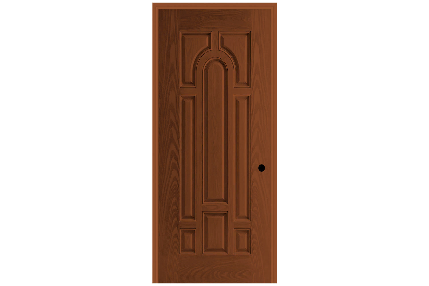 Masonite Belleville Oak Textured 8 Panel Door with No Glass