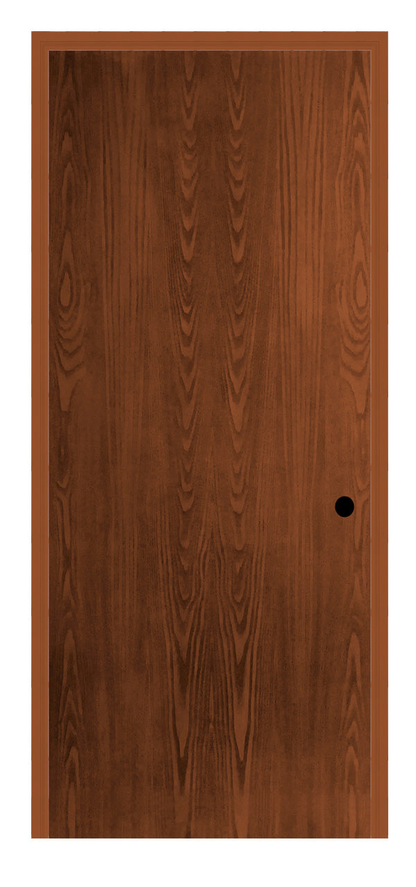 Masonite Belleville Oak Textured Flush Door with No Glass