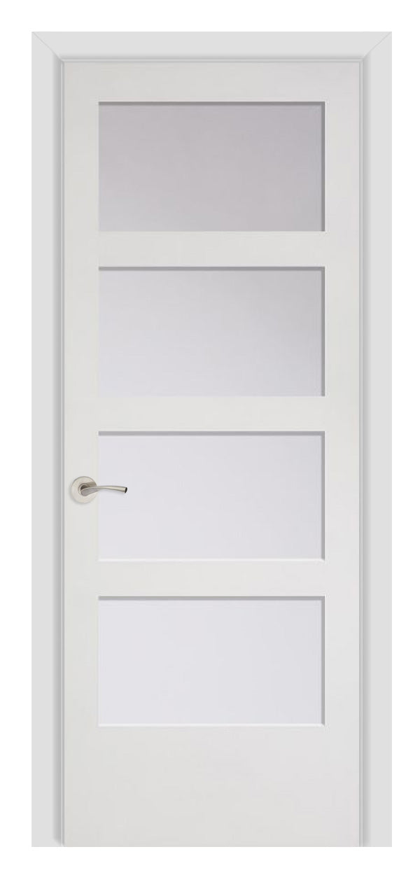 Masonite French 4 Panelite Equal Wood Interior Door (C40 w/ glazing)