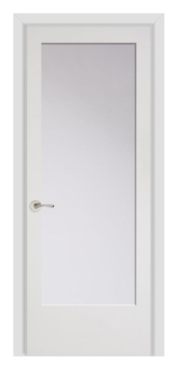 Masonite 1-Lite 1-3/8" Primed French Interior Door