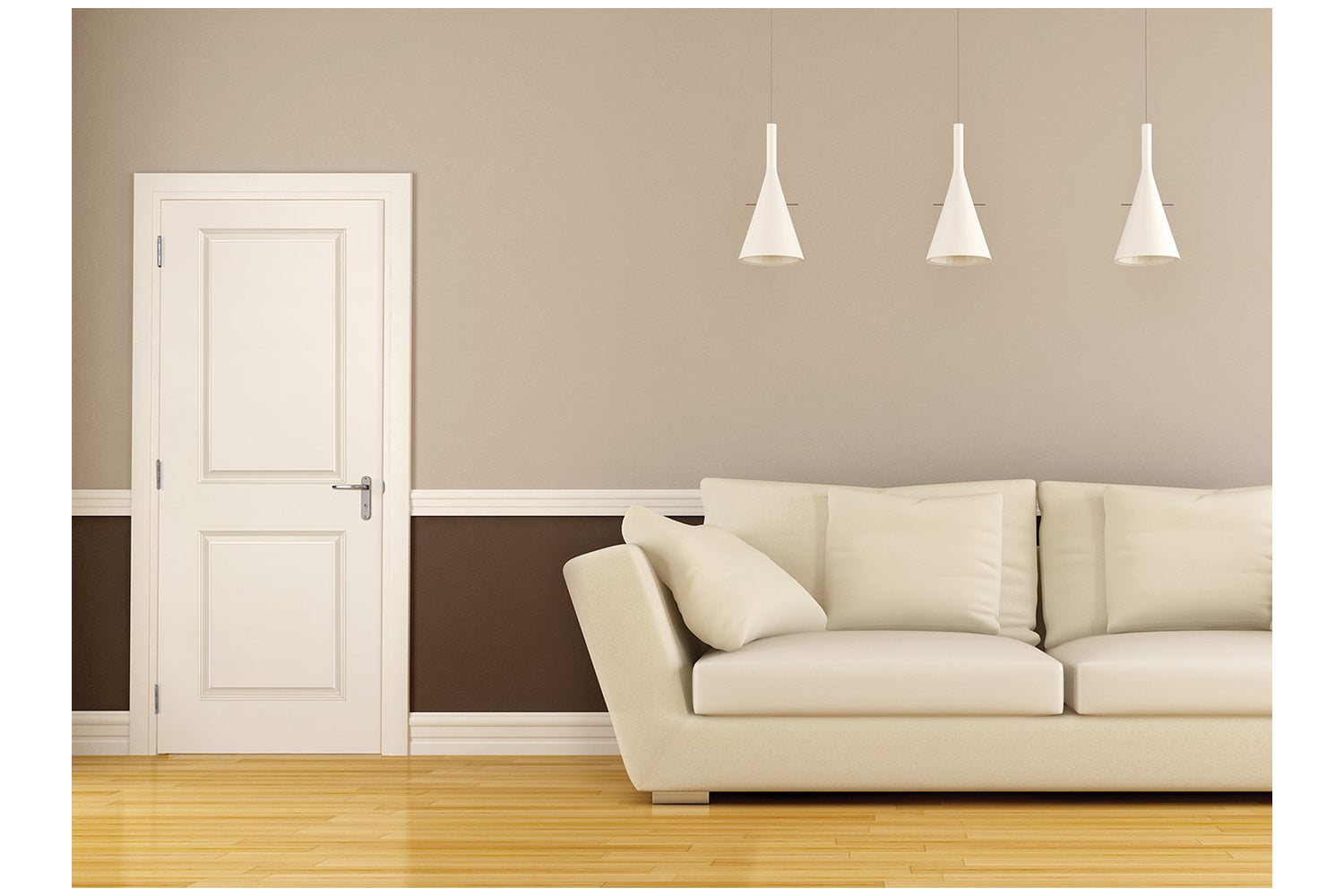 Masonite 2 Panel Square 1-3/4" Smooth Finish Interior Door