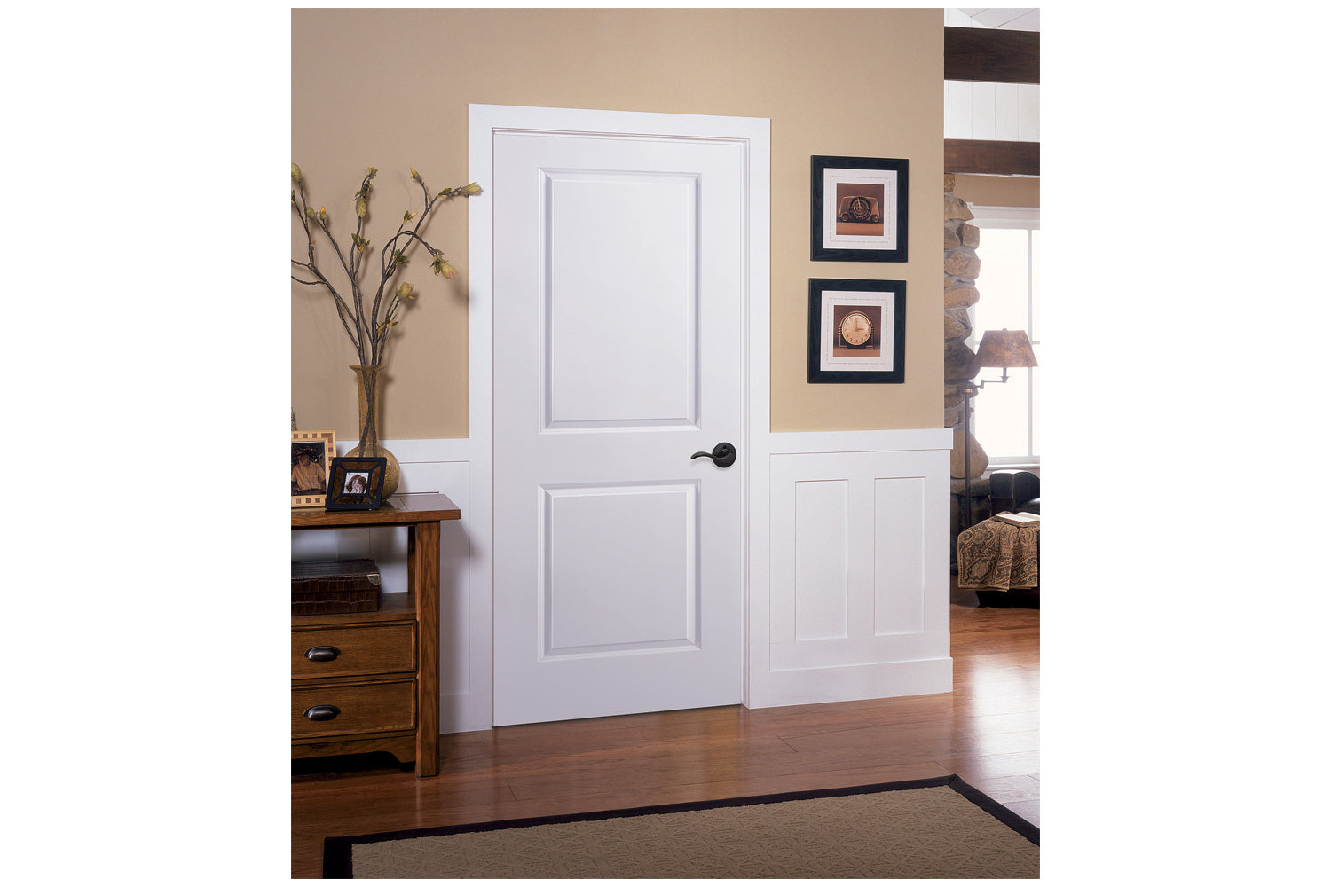 Masonite 2 Panel Square 1-3/4" Smooth Finish Interior Door