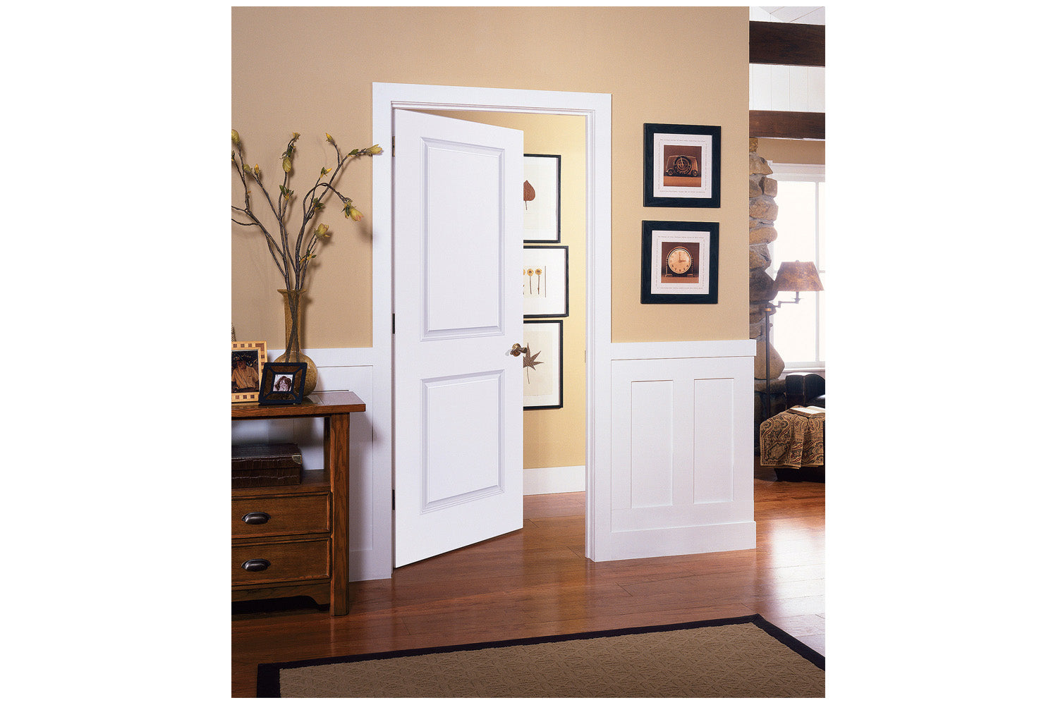 Masonite 2 Panel Square 1-3/4" Smooth Finish Interior Door