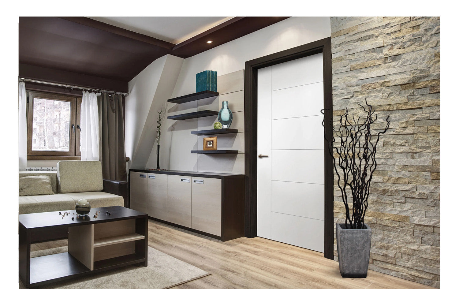 Masonite Berkley 1-3/8" Smooth Finish Interior Door