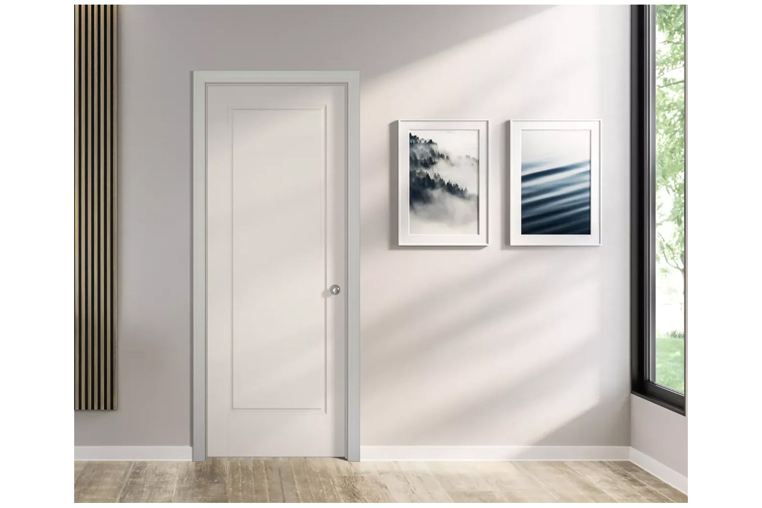 Masonite LP11 1-3/8" Primed MDF Ovalo Flat Interior Door