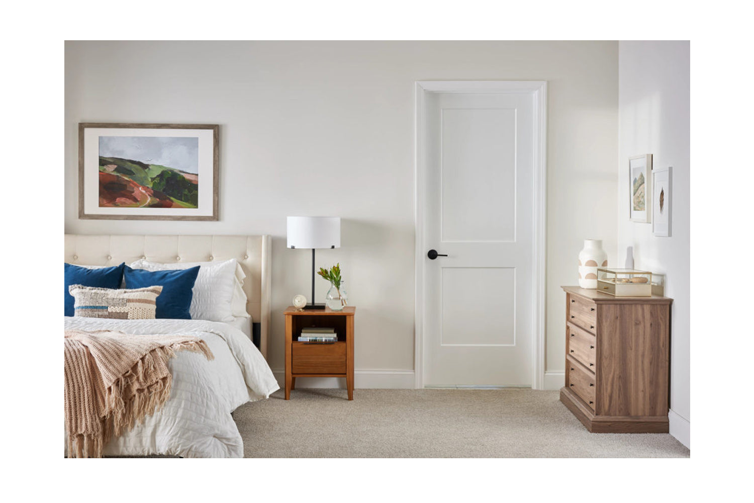 Masonite LP22 1-3/8" Primed MDF Ovalo Flat Interior Door