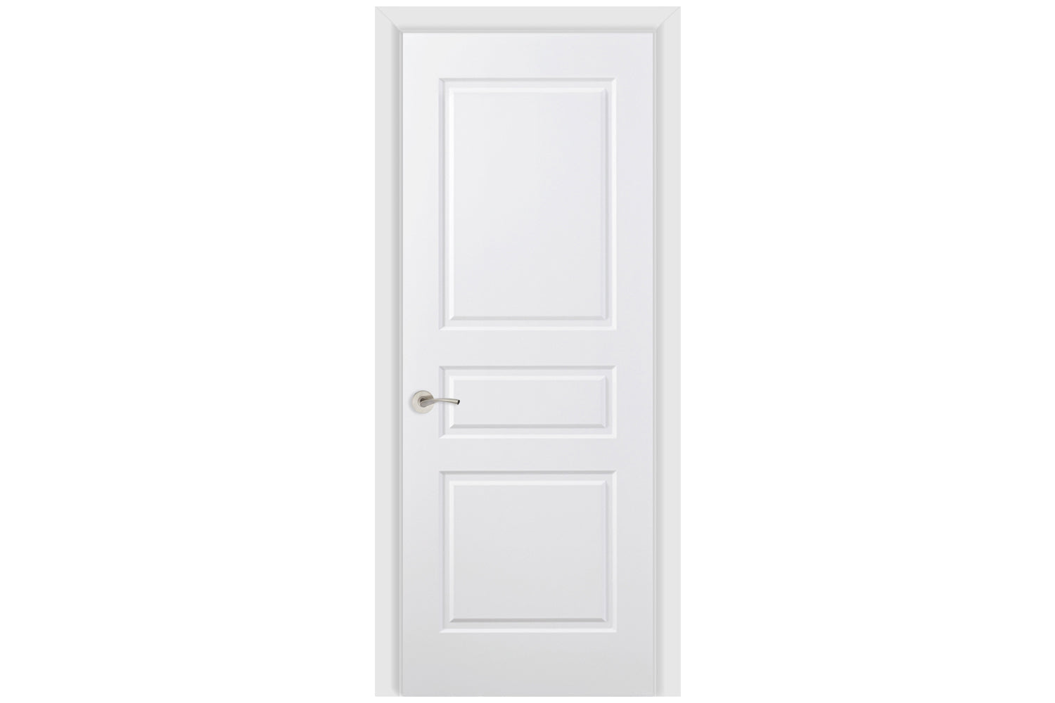 Masonite LP33 1-3/8" Primed MDF Ovalo Raised  Interior Door