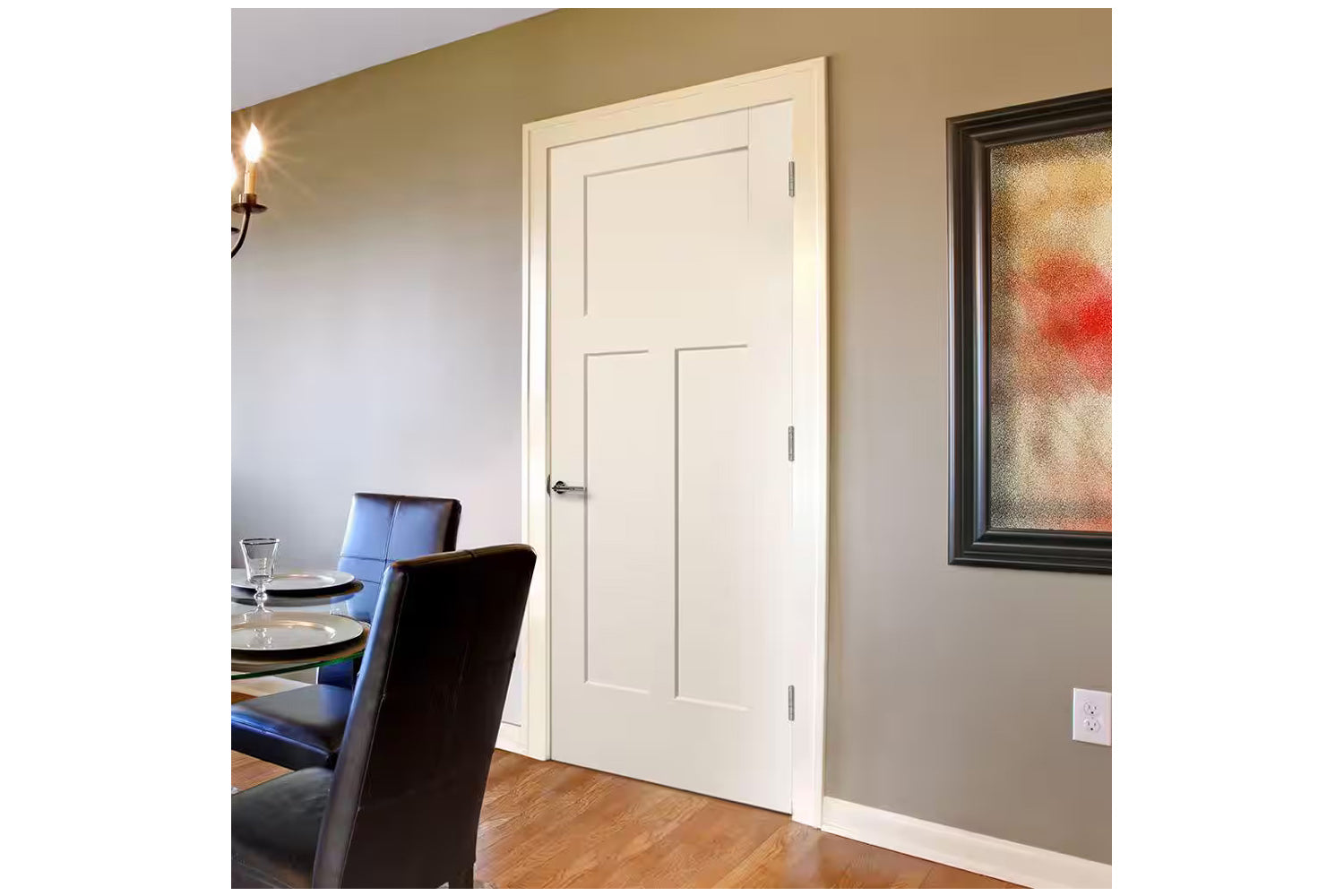 Masonite LP35 1-3/8" Primed MDF Square Flat Interior Door