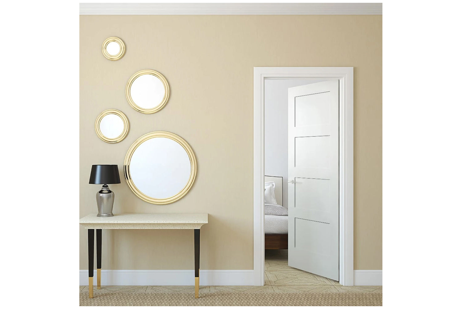 Masonite LP40 1-3/8" Primed MDF Square Flat Interior Door