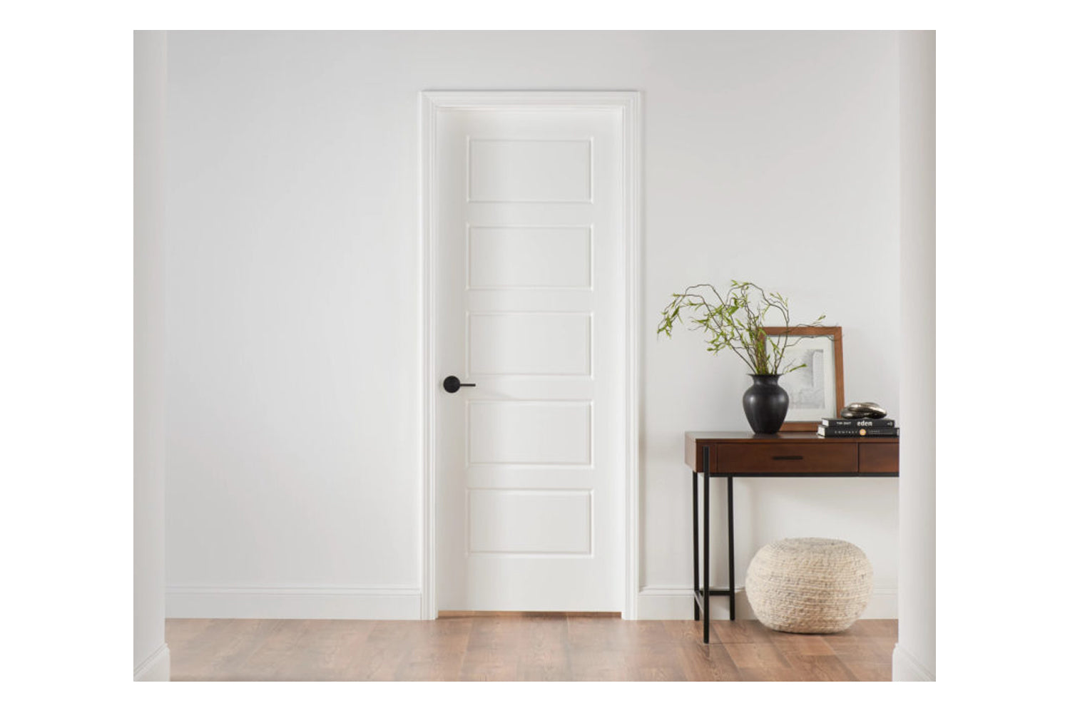 Masonite LP55 1-3/8" Primed MDF Ovalo Flat Interior Door