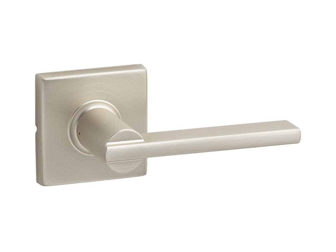 Sure-Loc Mesa Square Interior Door Lever - Satin Nickel