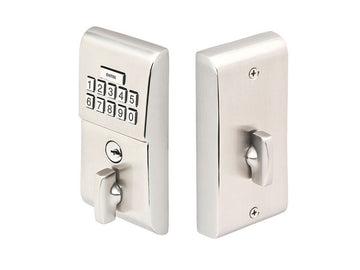 Emtek Modern Brass Keypad Deadbolt Satin Nickel US15