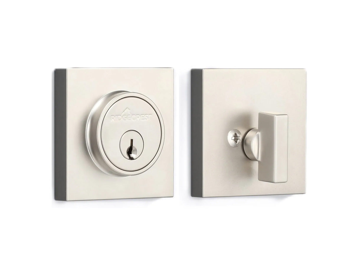 Sure-Loc Mountain Square Deadbolt - Satin Nickel