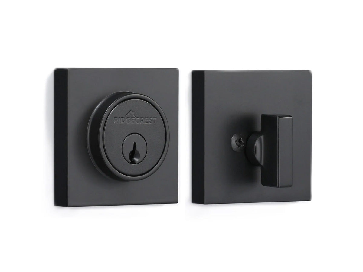 Sure-Loc Mountain Square Deadbolt - Flat Black