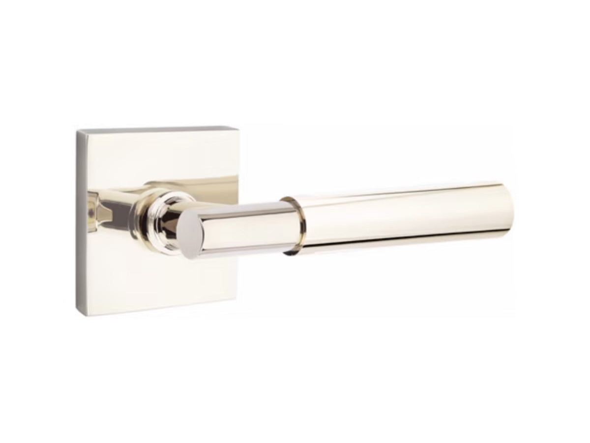 Emtek Myles Brass Lever - Polished Nickel US14