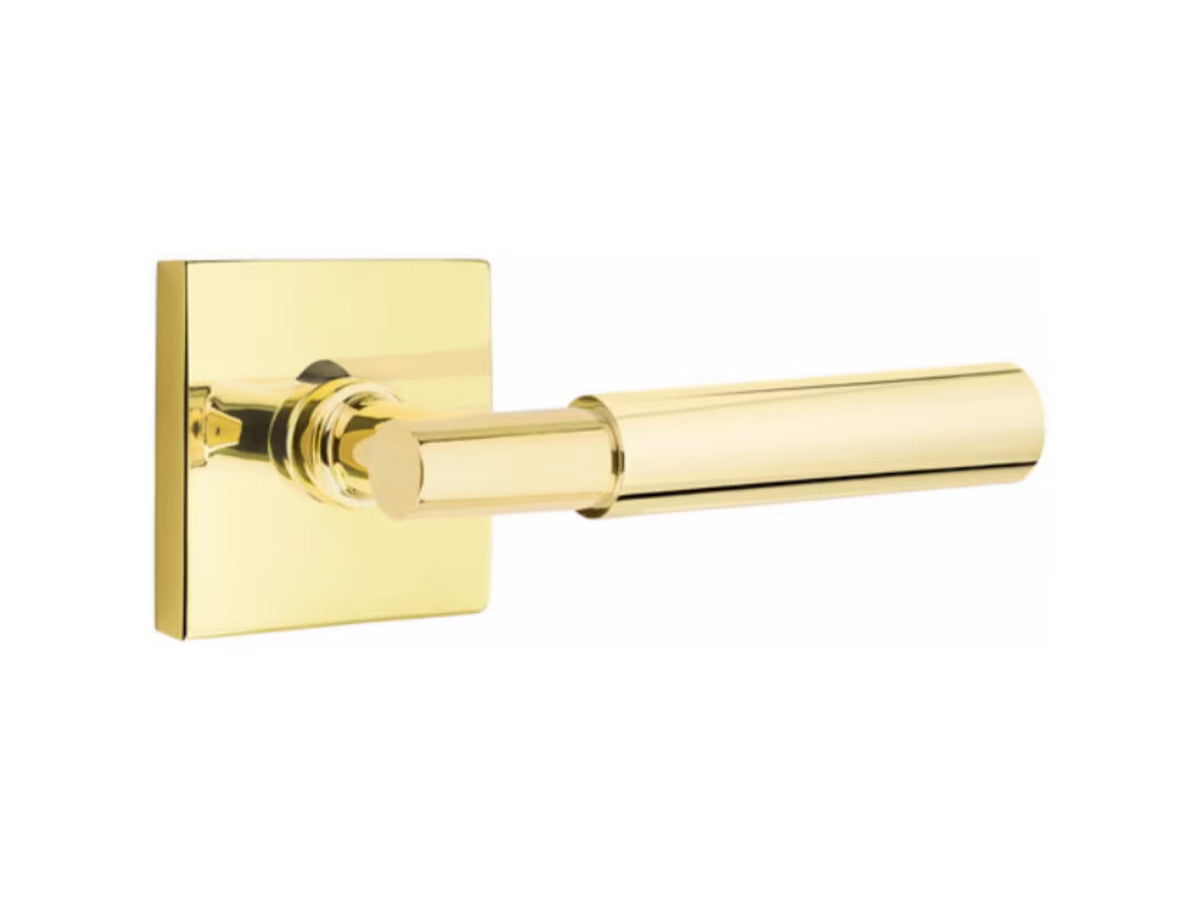 Emtek Myles Brass Lever - Unlacquered Brass US3NL