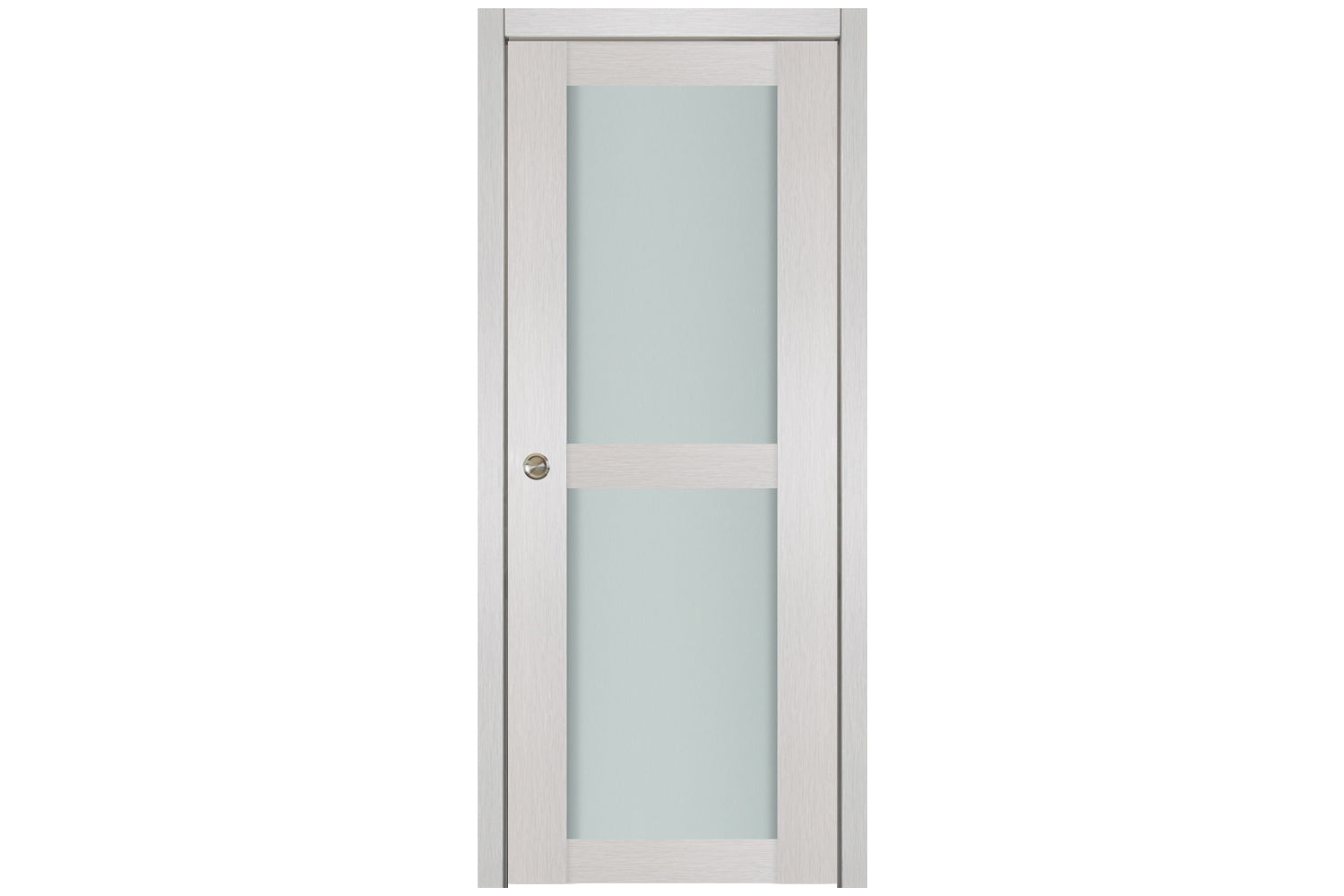Nova 2 Lite White Wenge Wood Laminated Modern Interior Door - Single Pocket